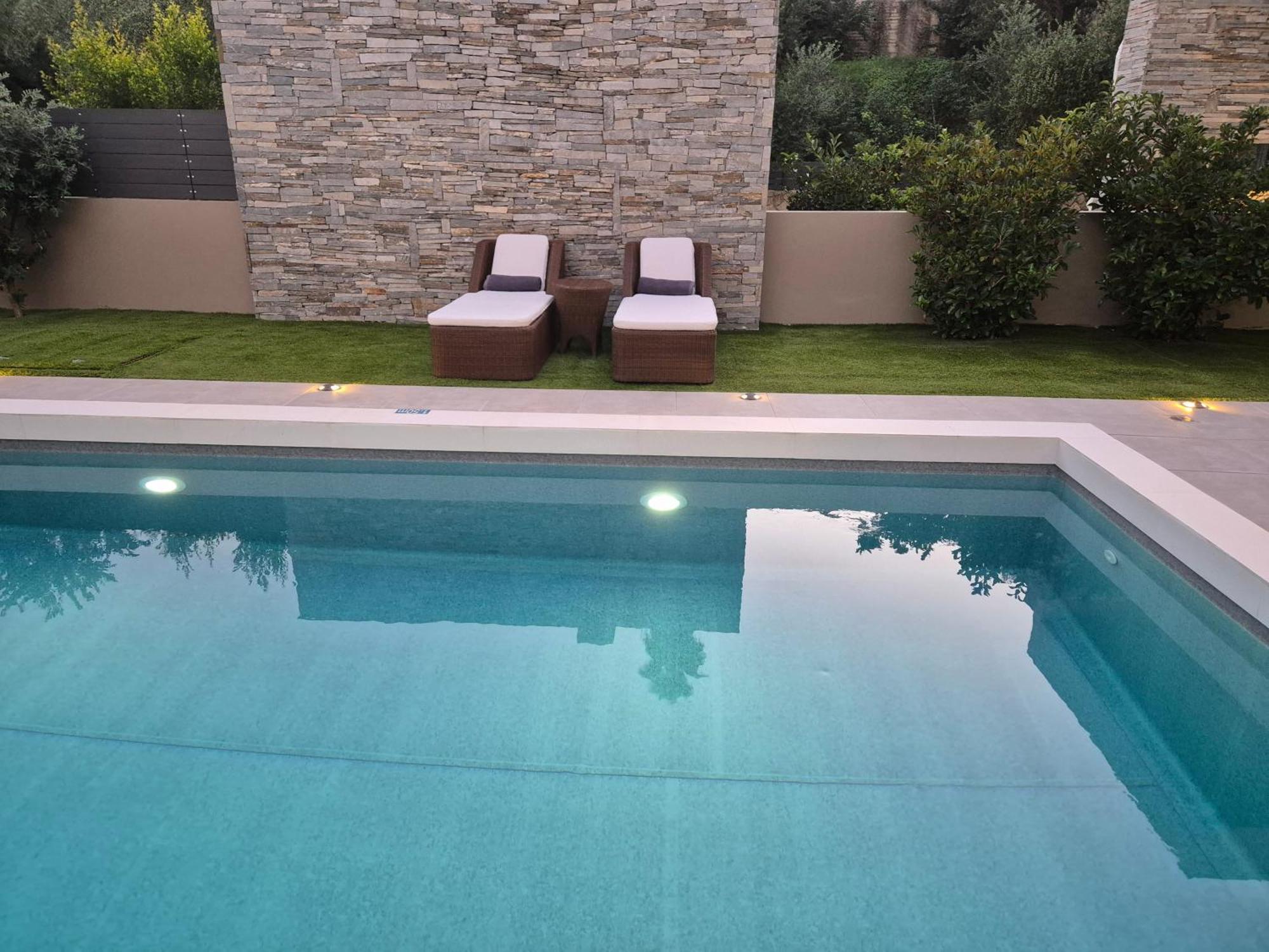 Aguacate Glafki With Heated Private Swimming Pool Villa Tsiliví Eksteriør bilde