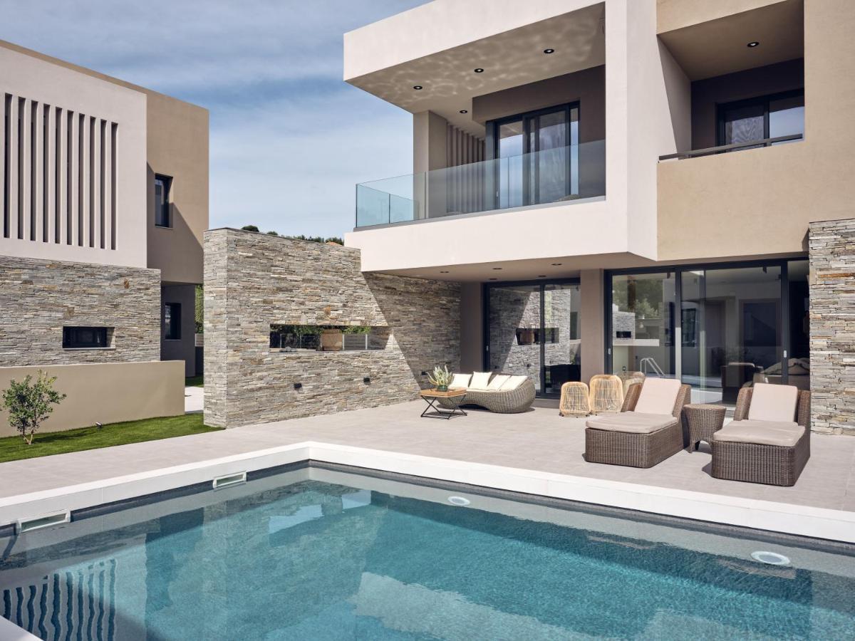 Aguacate Glafki With Heated Private Swimming Pool Villa Tsiliví Eksteriør bilde
