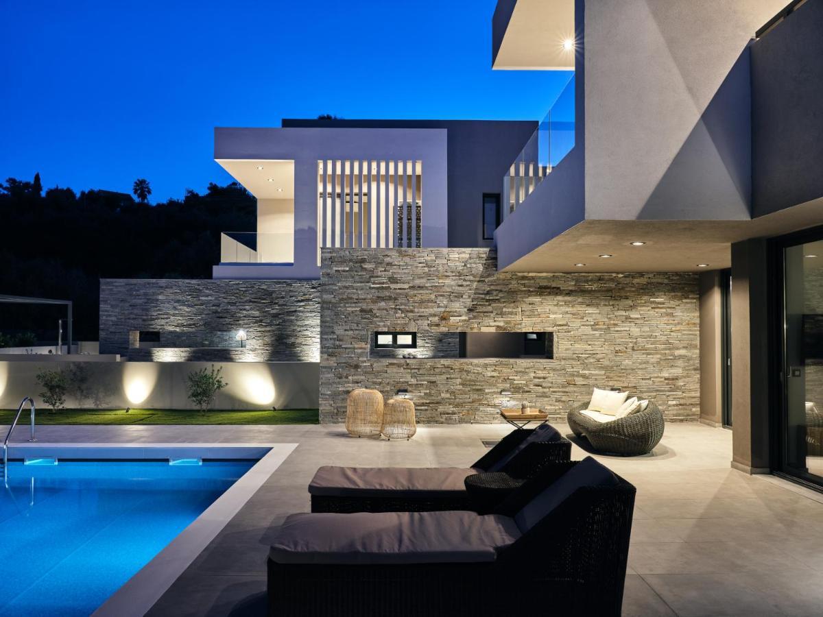 Aguacate Glafki With Heated Private Swimming Pool Villa Tsiliví Eksteriør bilde